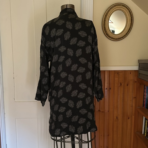 Harley Davidson pure silk top - Picture 5 of 7